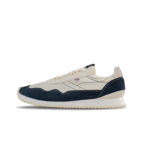 Norman Walsh Casual Shoes Unisex Low-Top Beige/Dark Blue