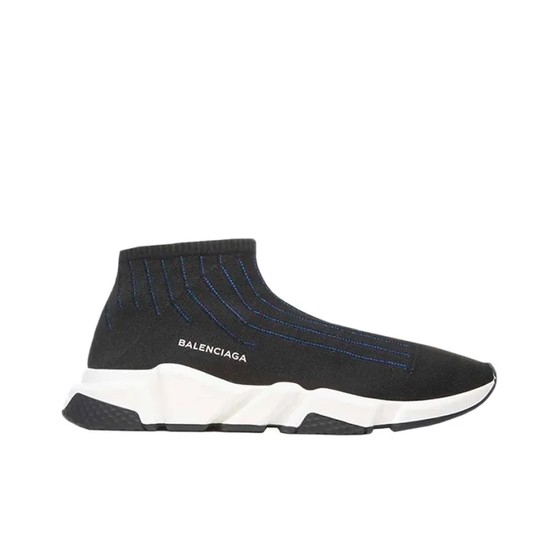 Balenciaga Speed Trainer Low 'Navy Stripes'-1