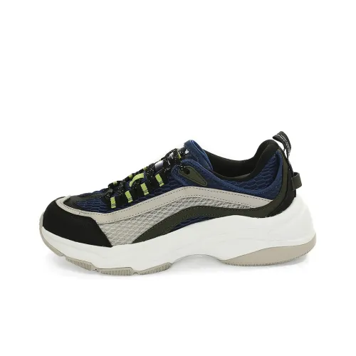 LINING Aurora WindWalker Chunky Sneakers Men Low-Top Gray/Black/Blue