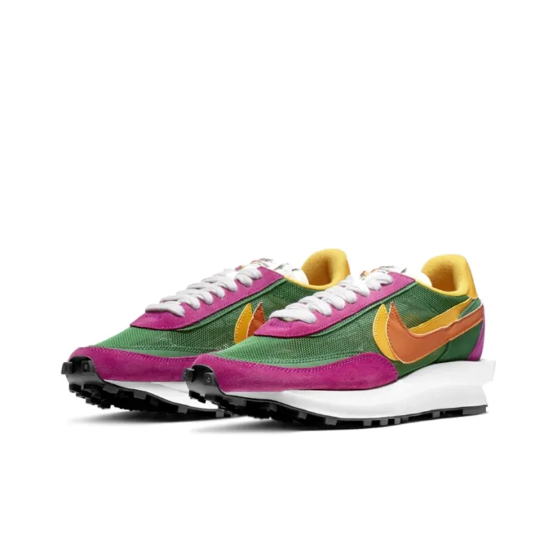 Sacai X Nike Waffle Pine Green-2