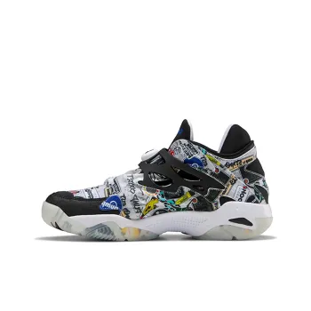 Reebok Pump Court Sticker City White Black