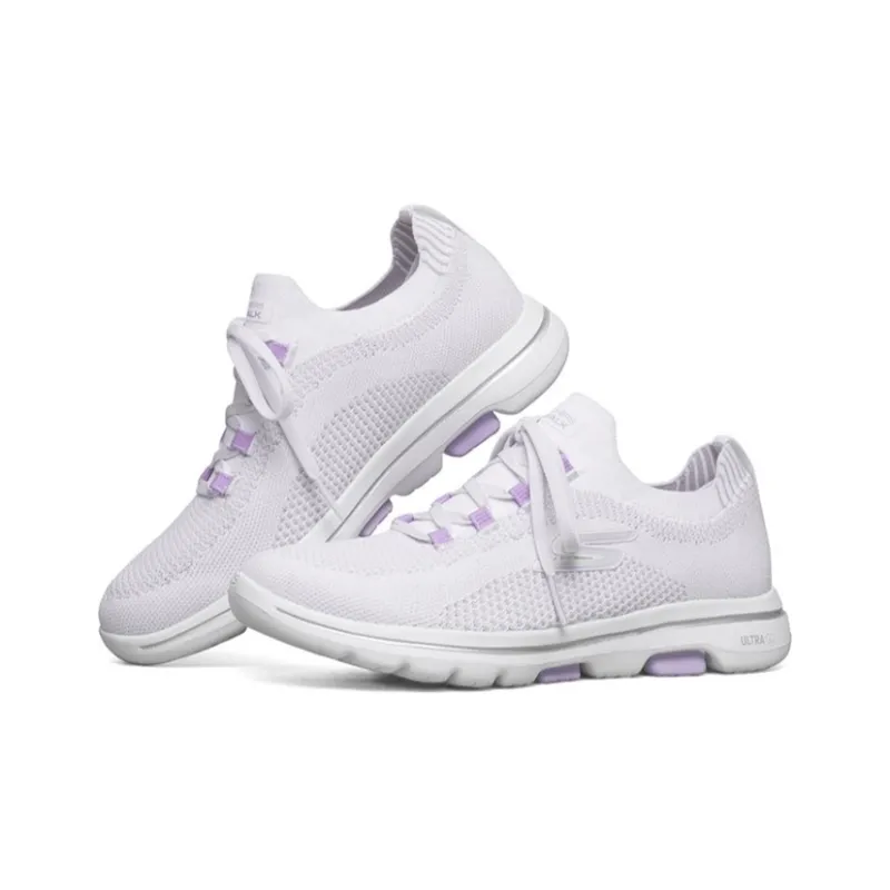 Skechers Go Walk 5 Slip Resistant And Breathable Low Top Casual Shoes Women's Lavender-2