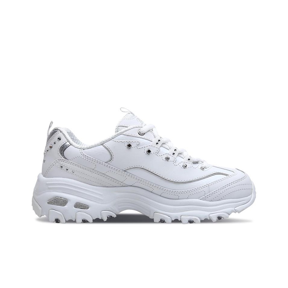 Skechers D Lites Silver/White Women's US W 9 - POIZON