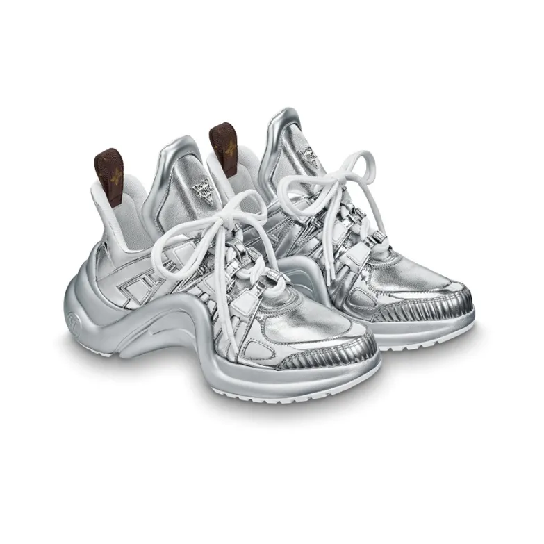LOUIS VUITTON Archlight Sneakers Silver Women's-3