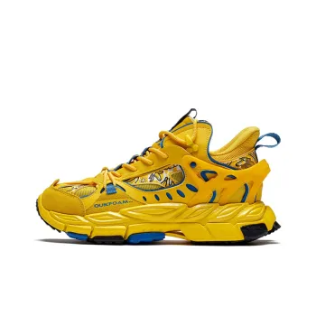 361° Minions Collaboration Collection Casual Shoes Women's Low Top Sunshine Yellow/Workwear Blue