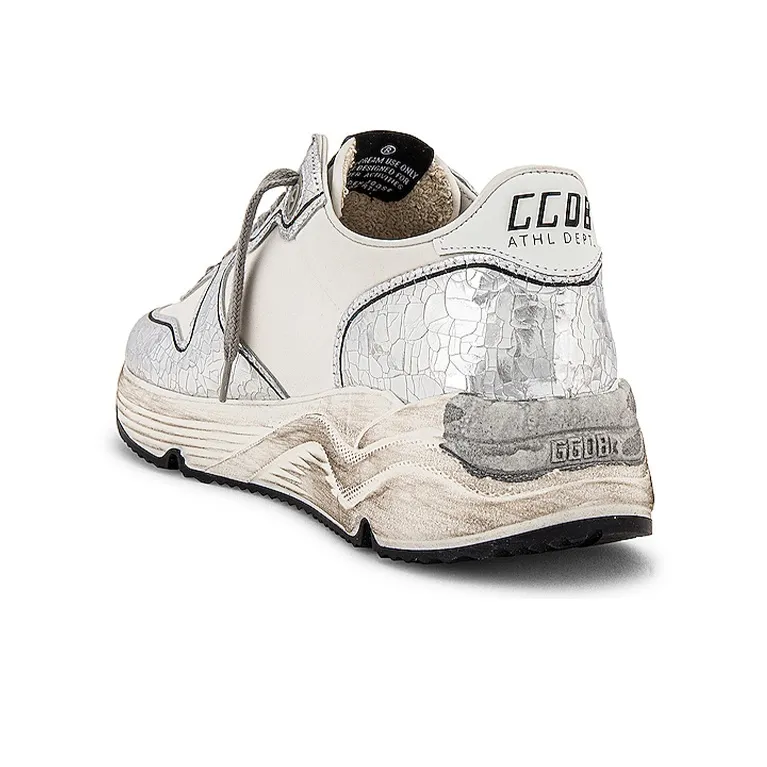 Golden Goose Running Sole Silver Women's-4
