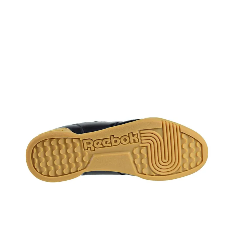 Reebok Workout Anti Slip Wear Resistant Low Top Casual Shoes Men's Black Brown-5