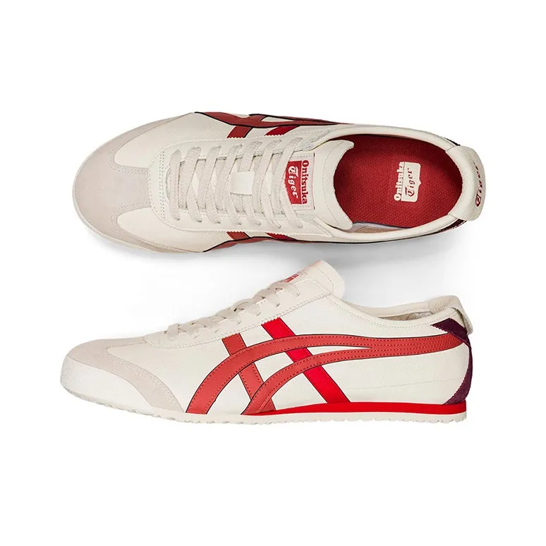 Onitsuka Tiger Mexico 66 Cream/Red Brick-4
