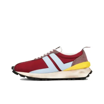 Lanvin Bumpr Slip Resistant, Abrasion Resistant, Lightweight Coverage Low Top Sports Lifestyle Casual Shoes Men's Red