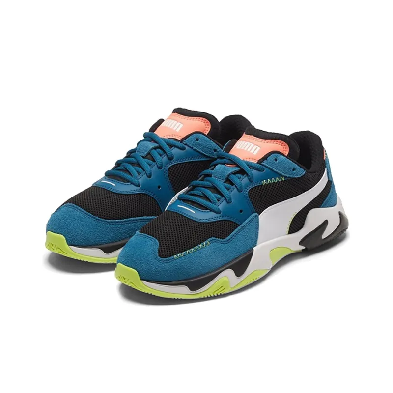 PUMA Storm Stitching 'White Black Blue'-2