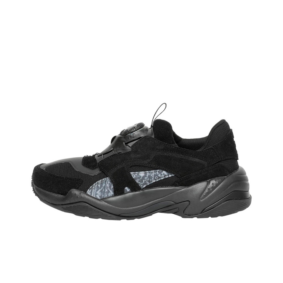 PUMA Thunder Casual Shoes Unisex Low Top Black Blue Red POIZON