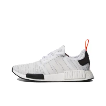 Adidas Originals NMD_R1 Wear resistant And Lightweight Low Top Casual Shoes Unisex White Gray