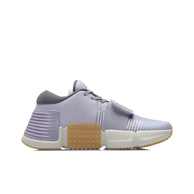 LINING Wujie Casual Shoes Women's Low Top Raspberry Purple-1