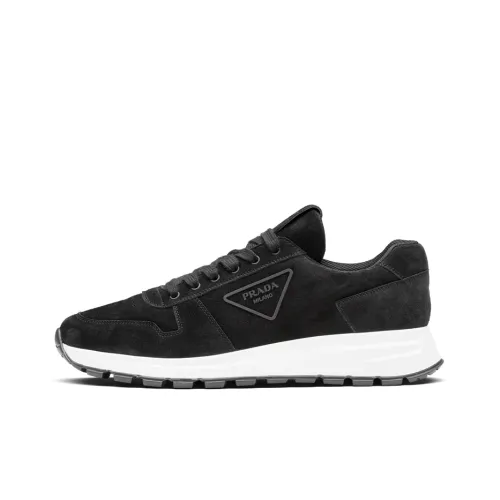 PRADA PRAX 1 Cushioning Anti-Slip Wear-Resistant Breathability Low-Top Casual Blanco Men's Black