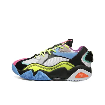 PEAK Taichi Cushioning Anti Slip And Wear Resistant Low Top Sports Casual Shoes White Blue Black