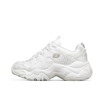 Skechers D Lites 3.0 Running Shoes Silver/White Women's
