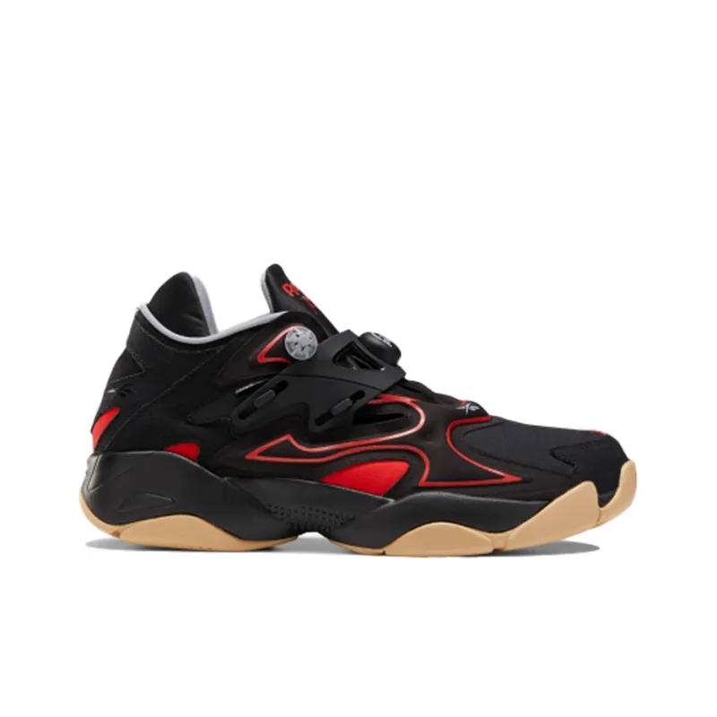 Reebok Pump Court Black Red Gum-1