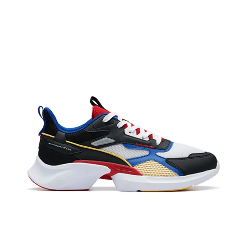 Anta Running Shoe Collection Breathable Low Top Casual Shoes Men's White Black Red-1