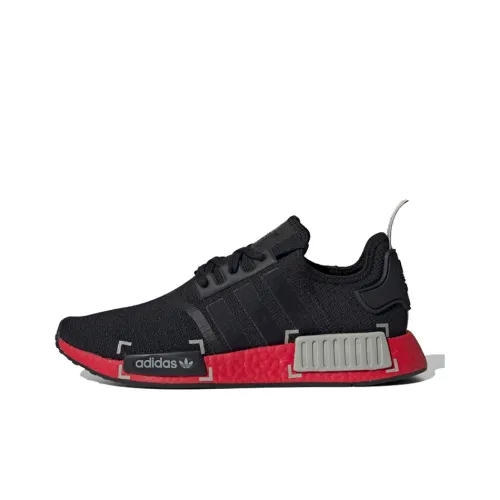 Adidas Originals Nmd R1 Black Grey Scarlet