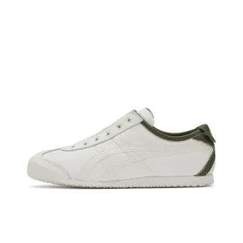 Onitsuka Tiger Mexico 66 Slip On Shoes White Green