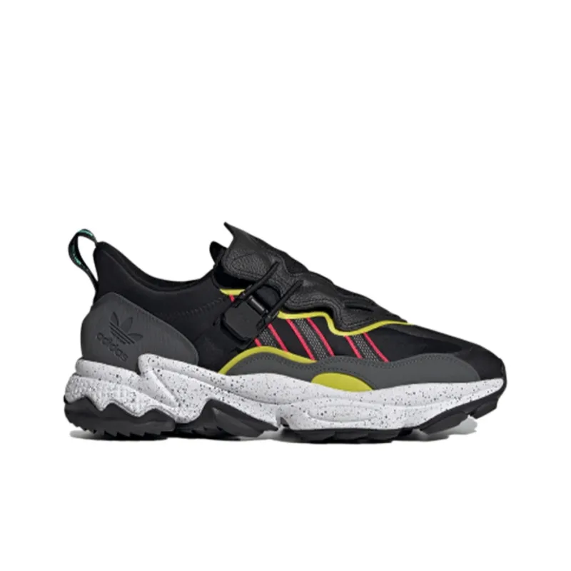 Adidas Originals Ozweego Flipshield 'Black White Yellow'-1