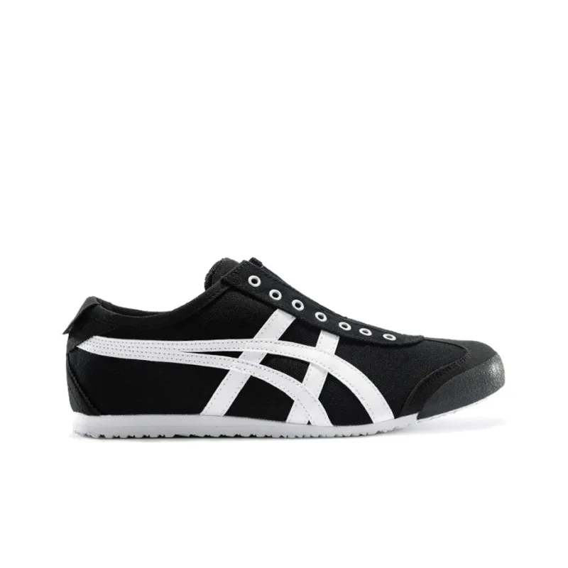 Onitsuka Tiger Mexico 66 Slip On Black White-1