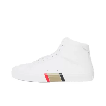 Burberry High-Top Casual Shoes Men's White