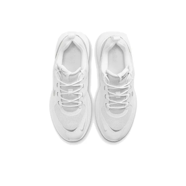 Nike Air Max Verona Cushioning Anti-Slip And Wear-Resistant Low-Top Casual Shoes GS White Silver-3