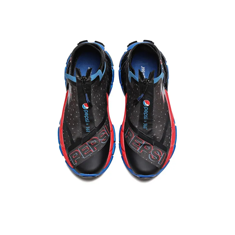 Plus x 361° Titanium Speed 1.0 Non-slip Lightweight High-Top Casual Shoes Men's Submarine Blue-2
