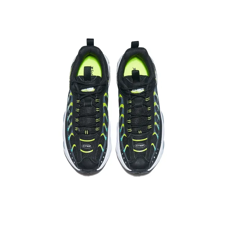 XTEP Shock Absorbers Slip Resistant, Abrasion Resistant, Breathable Low Top Casual Shoes Men's-1