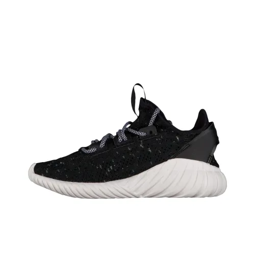 Adidas Originals Tubular Doom Sock Primeknit Grade School Cushioned Slip-Resistant Casual Shoes Unisex Black White