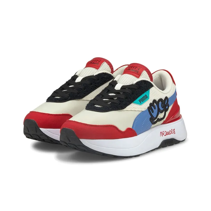 PUMA Mr. Doodle X Cruise Rider 'Eggnog Ultramarine' Women's-2