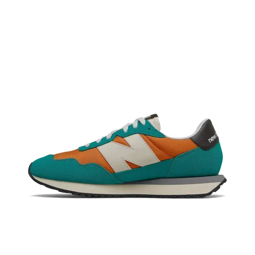 New Balance NB 237 Casual Shoes Men Low-Top Team Green/Vintage Orange