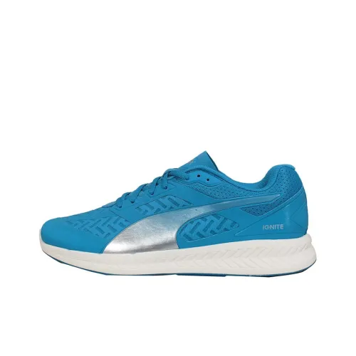 PUMA Ignite Casual Shoes Unisex Low-Top Blue/Silver/White