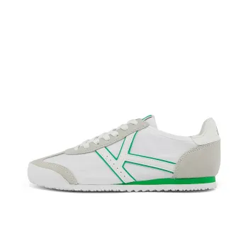 Kappa Shock Absorbers With Slip Resistant And Abrasion Resistant Properties Low Top Casual Shoes Unisex White Green