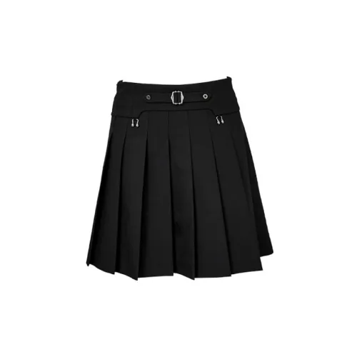 LOFT SHINE Casual Short Skirts Women's Black