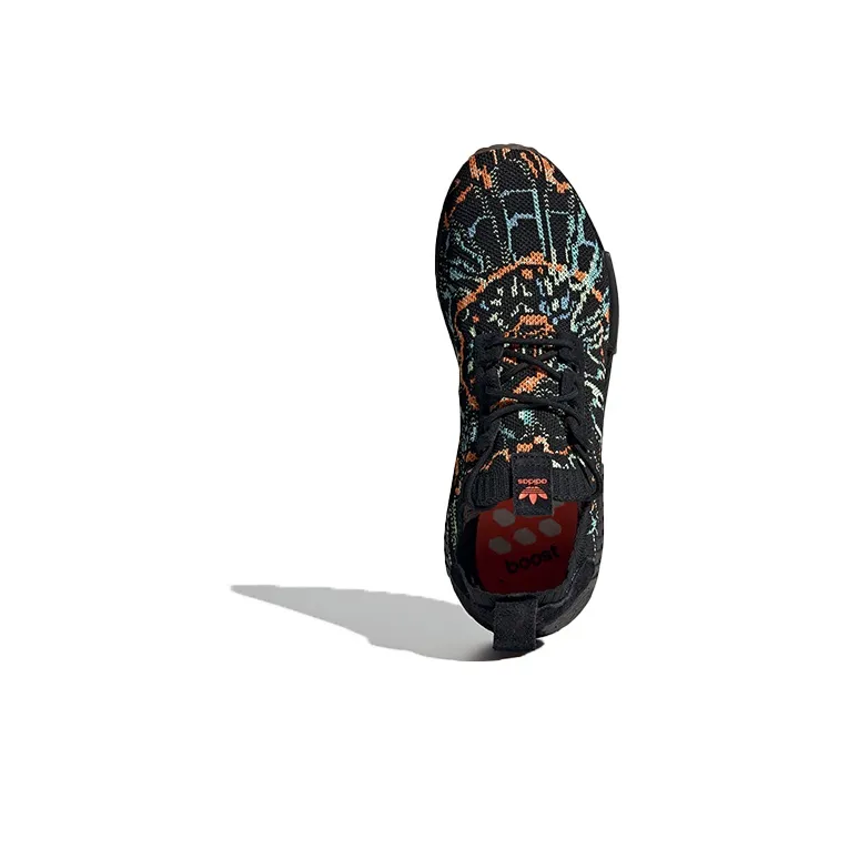 Adidas Nmd R1 Primeknit Black Multicolor-4