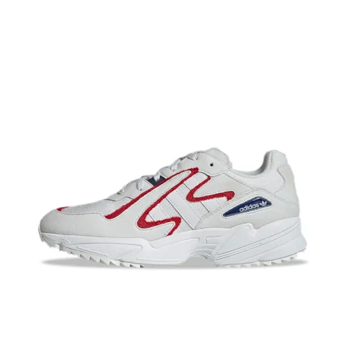 Adidas Originals Yung-96 Casual Shoes Unisex Low-Top White/Red