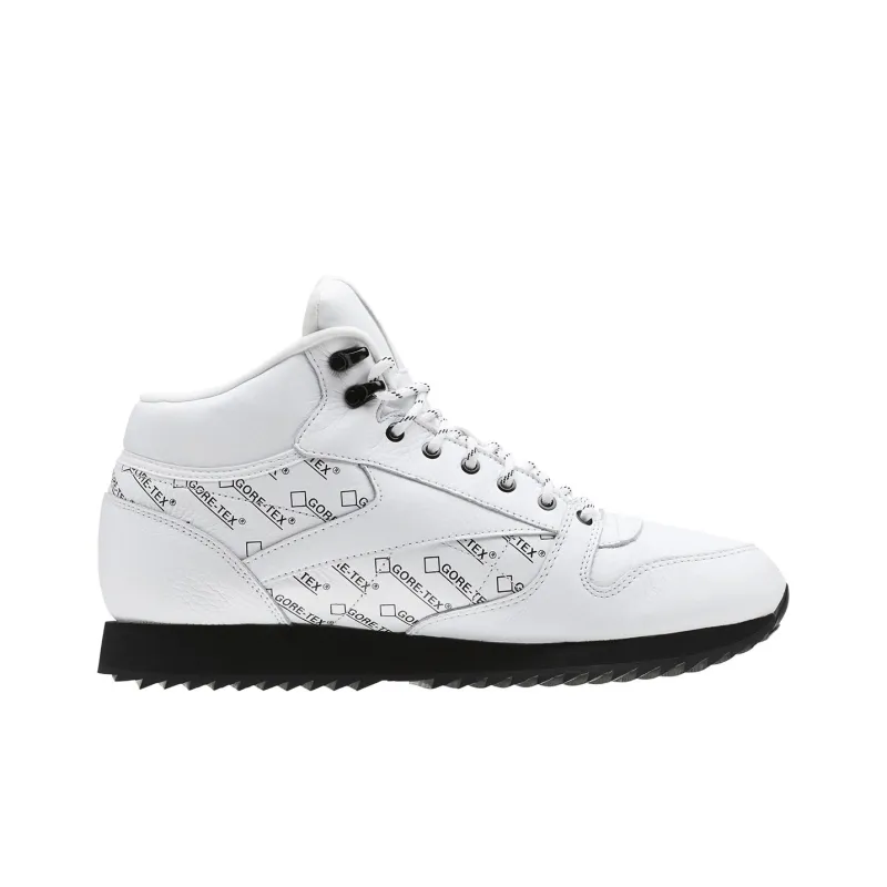 Reebok Classic Leather Mid Ripple Gtx Running Shoes White-1