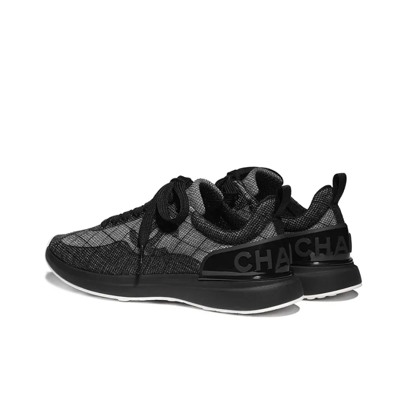 CHANEL Low Top Casual Shoes Women's Black-2