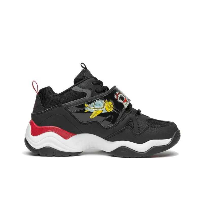 Skechers D'Lites Train Low Top Running Shoes Black/Red Women's-1