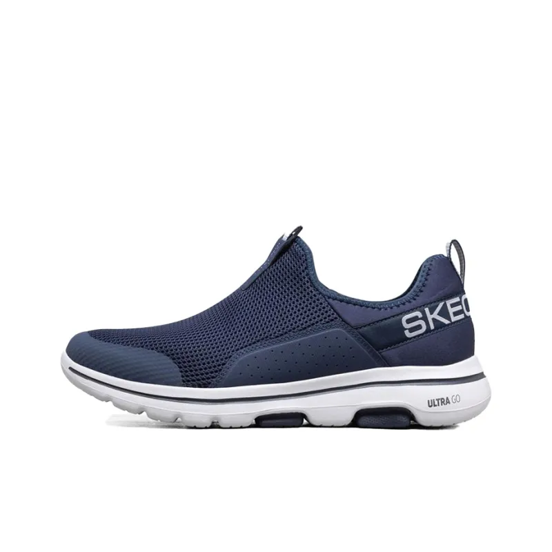 Skechers Go Walk 5 Cushioning Low-Top Casual Shoes Men's Navy-0
