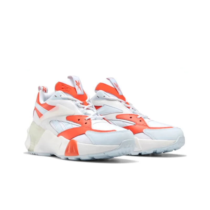 Reebok Aztrek Double Mix Vivid Orange Glass Blue Women's-2