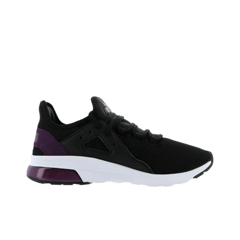 PUMA Electron Street SoftFoam Low Top Running Shoes Black/Purple-1