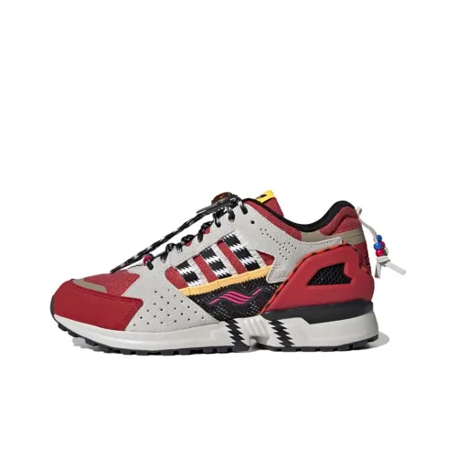 Adidas Originals ZX 10000C Casual Shoes Unisex Low-Top Gray/Black/Red