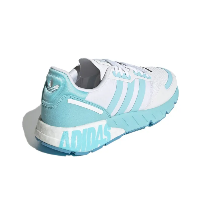 Adidas Women's Zx 1K Boost 'Bold Logo Graphic Hazy Sky' Women's-3