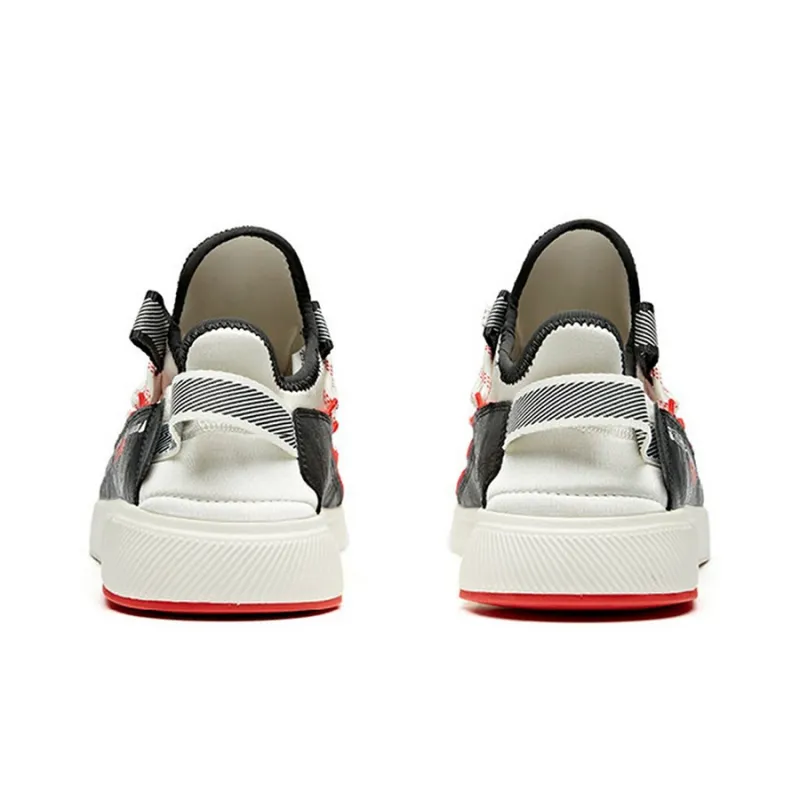 ANTA Casual Shoes Men Low-Top White/Black/Red-3