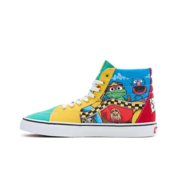 Sk8 Sesame Street X Vans Hi 'Oscar's Taxi Service'