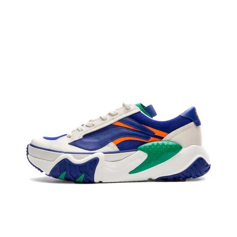 LiNing Wave Hbrd Slip Resistant, Abrasion Resistant, Lightweight Low Top Sports Casual Shoes Unisex White Blue-0
