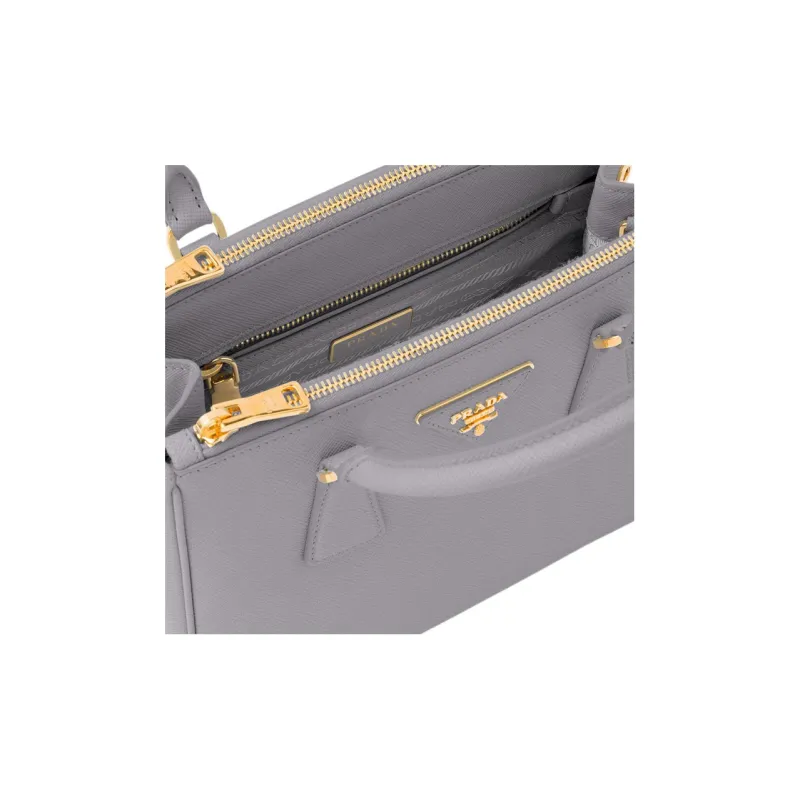 PRADA Galleria Killer Bag Leather Shoulder Bag Crossbody Bag Handbag Small Size Women's Light Purple-3